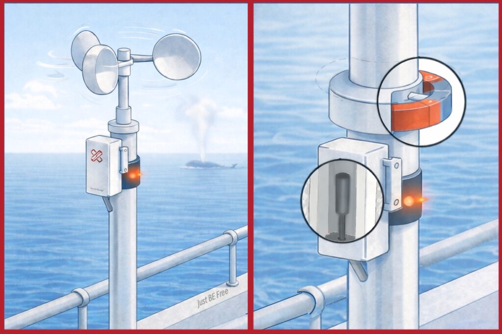 Anemometer reed Sensormapplication