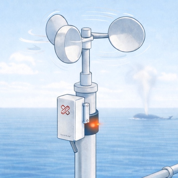 Anemometers with Reed Sensors to calculate wind speed