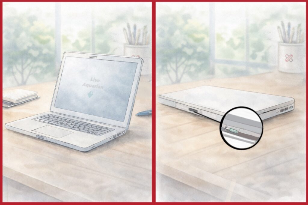 Notebook lid sensing