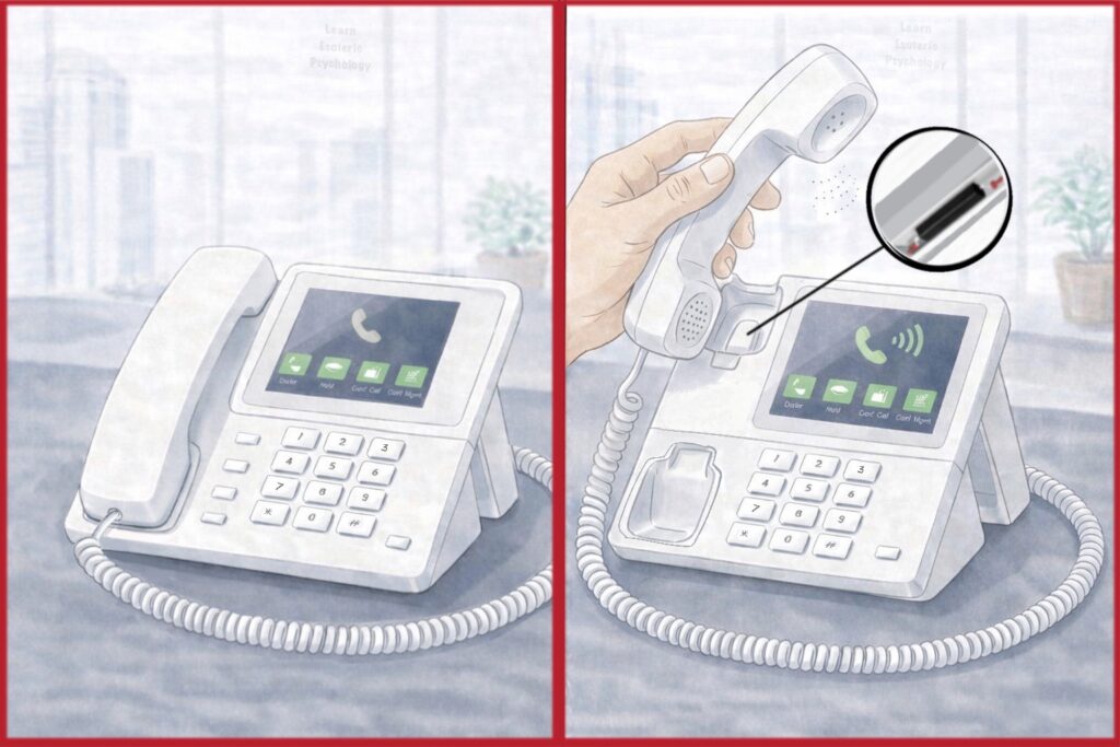 Telephone hook normally closed reed sensor