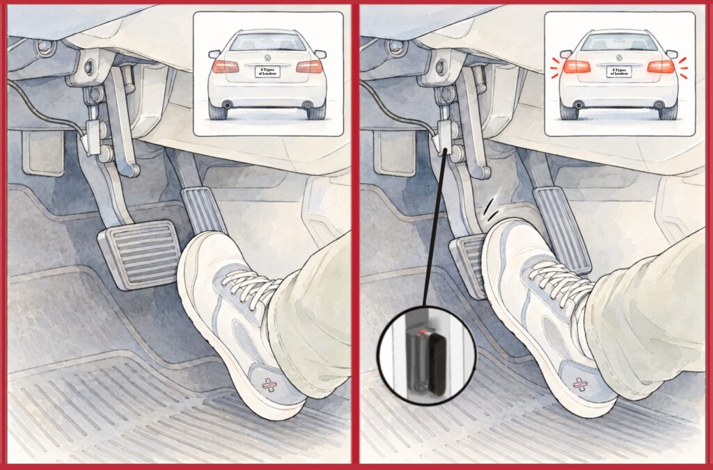 Brake pedal sensor