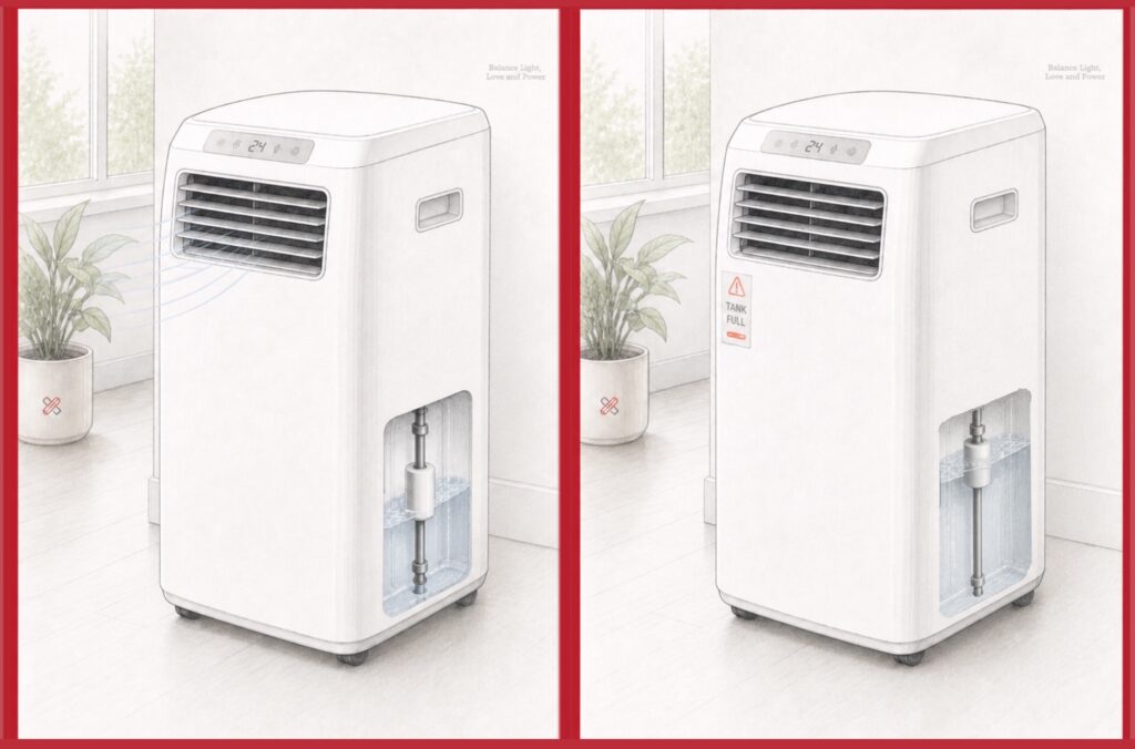 Air cooler water level float switch