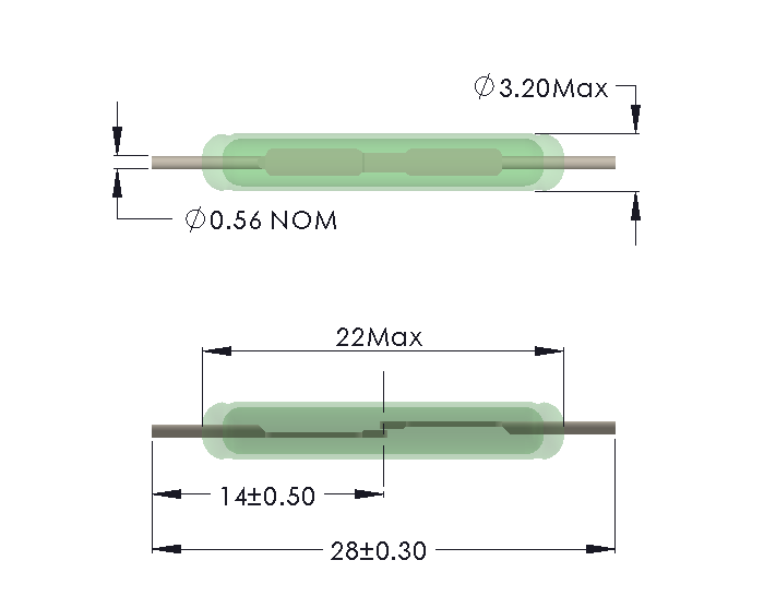Drawing HB-2232 with Cropped Leads