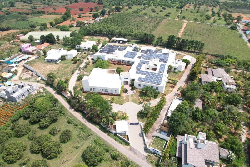 Drone view of RRE campus