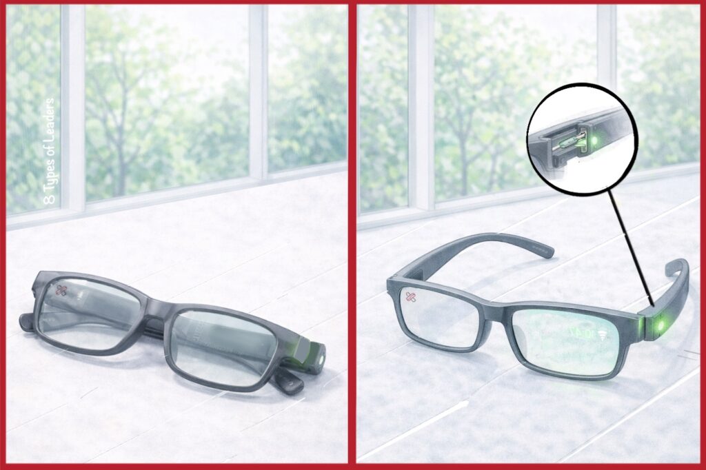 reed sensors in smart glasses