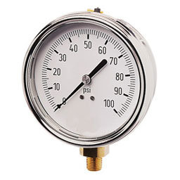 Reed switches in bourdon tube pressure gauge